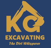 KG Excavating logo — The Dirt Whisperer